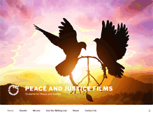 Tablet Screenshot of peaceandjusticefilms.org